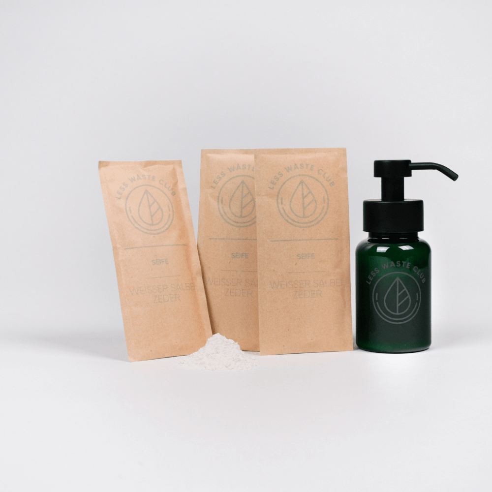 Less Waste Club Handseifenpulver Starter Set