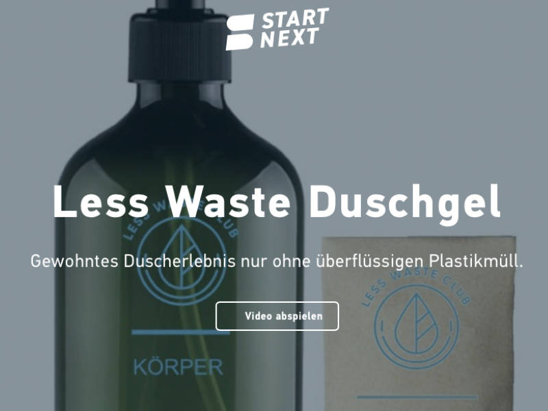 Less Waste Club Crowdfunding